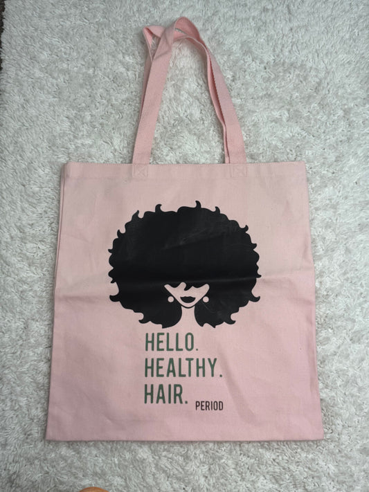 Hello Healthy Hair Tote Bag